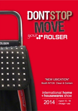 Carros Rolser en la Feria Ambiente 2014 y en International Home Housewares Show de Chicago